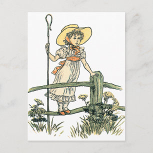 Kleine Hirtin Postkarte