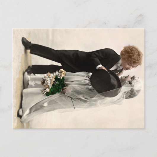 Kleine Hochzeit Postkarte (Vorderseite)
