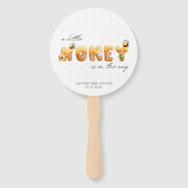 Kleine Honey Bee Baby Dusche Dekoration Fächer