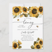 Kleine Honey Bee Baby Dusche Einladung (Vorderseite)