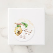 Kleine Honey Bee Baby Dusche Runde Geschenkanhänger (Beispiel)