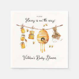 Kleine Honey Bee Baby Duschkabine Serviette