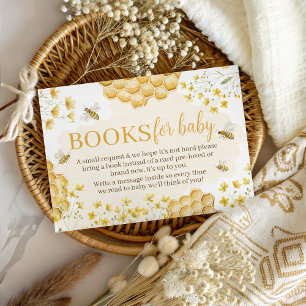 Kleine Honig Bücher für Baby-Karte Begleitkarte