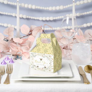 Kleine Honig-Wildblumen-Bienen-Baby-Party Geschenkschachtel