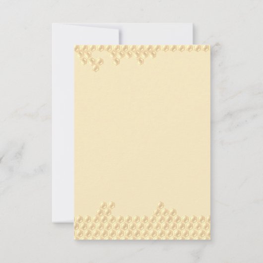 Kleine Honigbärendusche Danke an die Biene hier (Rückseite)