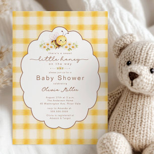 Kleine Honigbiene Baby Shower Einladung