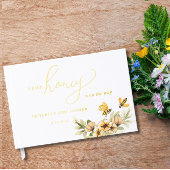 Kleine Honigbiene Babydusche Gästebuch