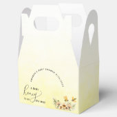 Kleine Honigbiene Babydusche Geschenkschachtel (Geöffnet)