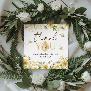 Kleine Honigbiene Blumen Favor Tags Geschenkanhänger