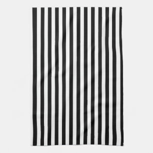 Kleine horizontale schwarze Streifen Geschirrtuch
