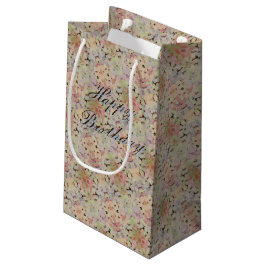 Kleine Hübsche Flower Birthday Geschenktüte