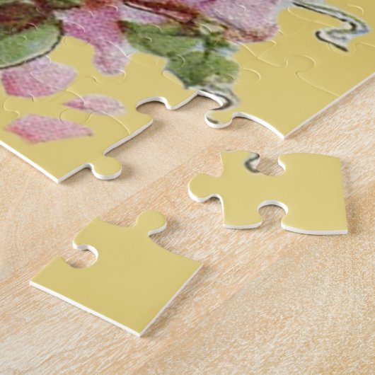 Kleine Hühner in einer Muschel mit Ei Puzzle (Seite)