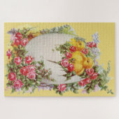 Kleine Hühner in einer Muschel mit Ei Puzzle (Horizontal)