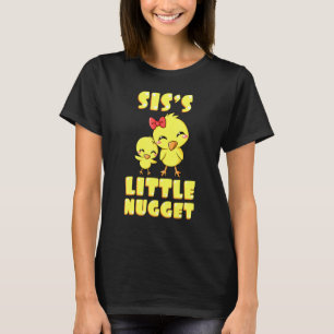Kleine Hühner-Nugget-Schwester T-Shirt