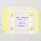 Kleine HühnerBaby-Dusche Einladung (Vorne/Hinten)