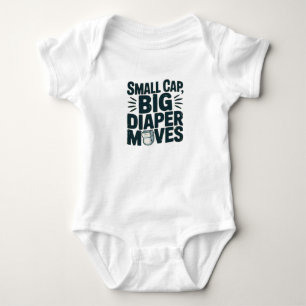 "Kleine Hülle, große Windelbewegungen" Funny Baby Strampler