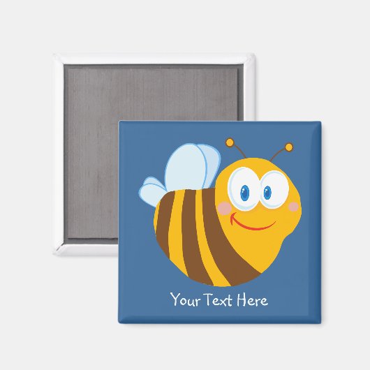 Kleine Hummel (personalisiert) Magnet (Vorderseite/Rückseite)