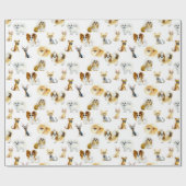 Kleine Hunde Geschenkpapier (Flach)