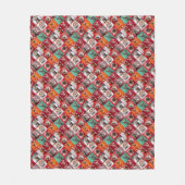 Kleine Hunde in Sweaters Diagonal Fleece Blanket (Vorderseite)
