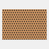 Kleine Hunde und Pad Print Wrapping Paper Set Geschenkpapier Set (Vorderseite 3)
