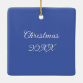 Kleine Hütte im Wald - bezaubernde Flucht Keramikornament (Rückseite)