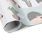 Kleine Igel Geschenkpapier (Rolleneckpunkt)