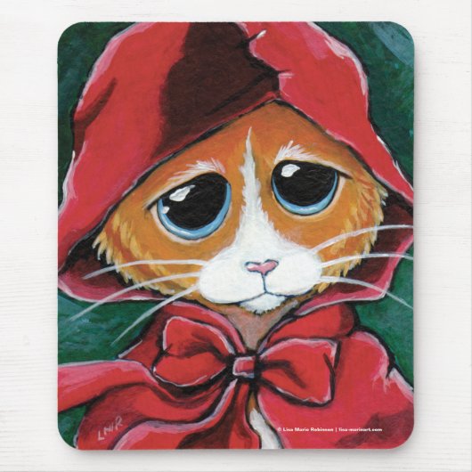 Kleine Ingwertabby-Katze Mousepad des (Vorne)
