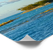 Kleine Insel auf den Bahamas Poster (Ecke)