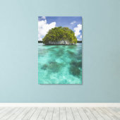 Kleine Insel in Palau, Mikronesien Hinweis: Leinwanddruck (Insitu (Holzboden))