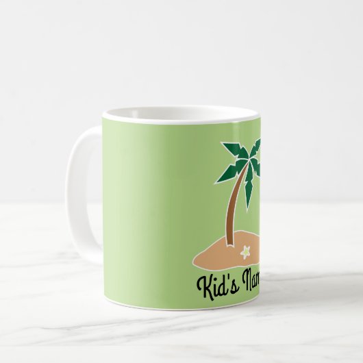 Kleine Insel Kaffeetasse (Vorderseite Links)