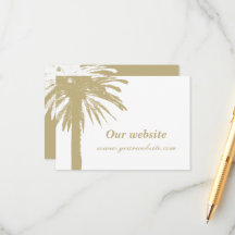 Kleine intime Hochzeitskarten für den Strand