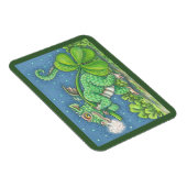 KLEINE IRISH DRAGON Fantasy MAGNET Green (Rechte Seite)