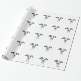 KLEINE ITALIENISCHE GREYHOUND g869 Geschenkpapier
