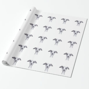 KLEINE ITALIENISCHE GREYHOUND g869 Geschenkpapier