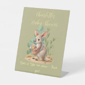 Kleine Joey Baby Duschgeschenke weg Sockelschild (Vorderseite)