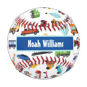 Kleine Junge Dinge, die Autos bewegen Kid Baseball (Rückseite)