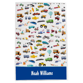 Kleine Junge Dinge, die Autos bewegen Kid Mittlere Geschenktüte