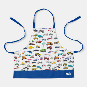 Kleine Junge Dinge, die Autos bewegen Kid Schürze