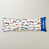 Kleine Junge Dinge, die Autos bewegen Kid Seitenschläferkissen (Rückseite)