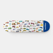 Kleine Junge Dinge, die Fahrzeuge bewegen Kid Name Skateboard (Horizontal)