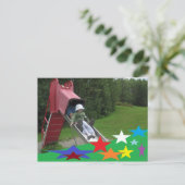 KLEINE Junge Postkarte (Stehend Vorderseite)