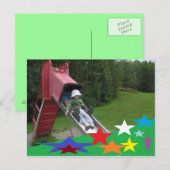 KLEINE Junge Postkarte (Vorne/Hinten)