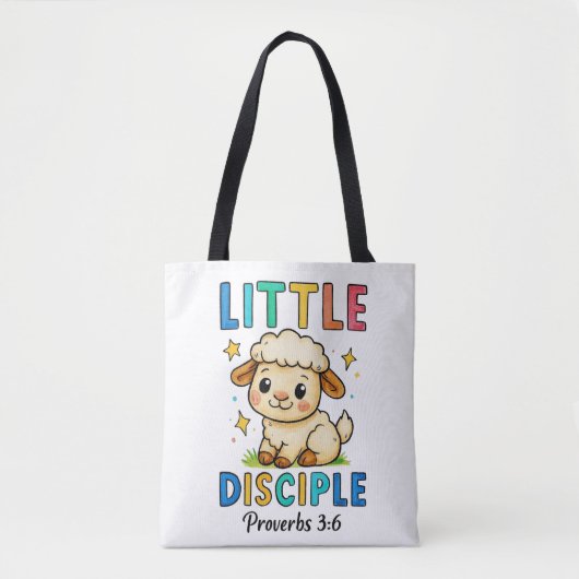 Kleine Jünger Sprichwörter 3:6 Tasche (Vorderseite)