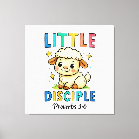 Kleine Jünger Sprüche 3:6 Leinwanddruck (Vorderseite)