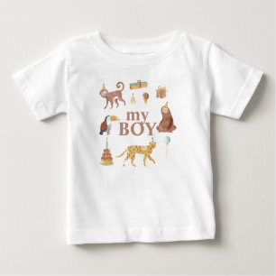 Kleine Jungtiere zum Geburtstag Baby T-shirt