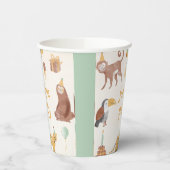 Kleine Jungtiere zum Geburtstag Pappbecher (Links)