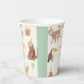 Kleine Jungtiere zum Geburtstag Pappbecher (Rechts)