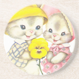 Kleine Kaninchen Getränkeuntersetzer