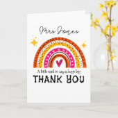 Kleine Karte, um ein großes Dankeschön zu sagen |  Karte (Gelbe Blume)