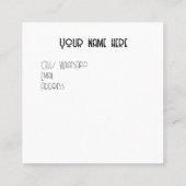 Kleine Karten für Ihre Marke (Rückseite)